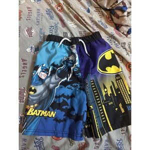 Batman Boys Swimming Trunks  Size 7-8‎
